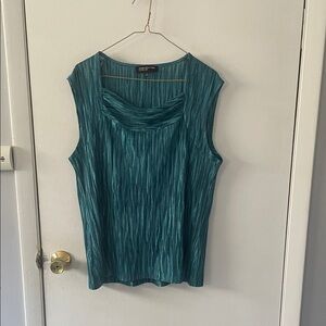 Chico's Teal Sleeveless Blouse